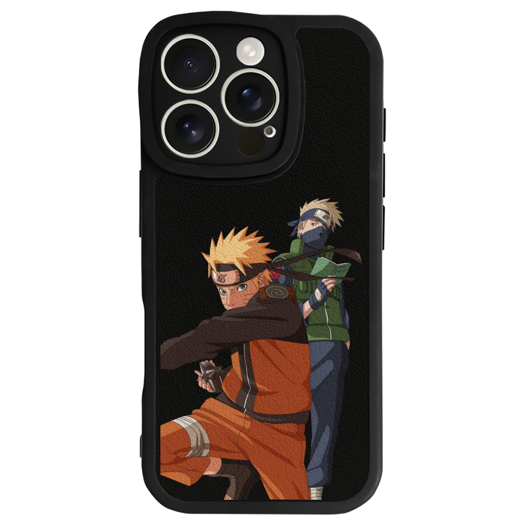 （画像用） NARUTO -ナルト- うずまき ナルト Uzumaki Naruto 【iPhone 16シリーズ対応】シリコンスマホケース（レザー調） 材質：シリコン